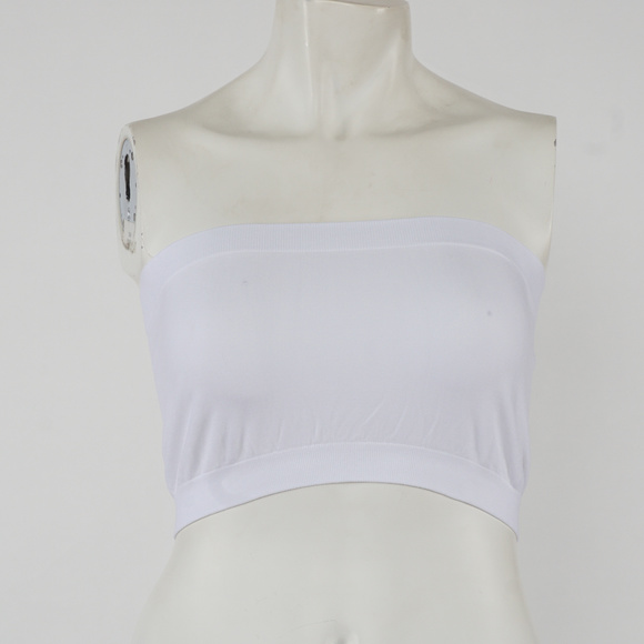 Plus Size Super Soft Straples Bra Bandeau Tube Top - Picture 2 of 3